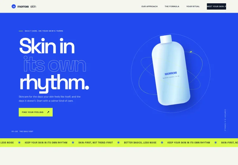 Cosmetic Product Website Template