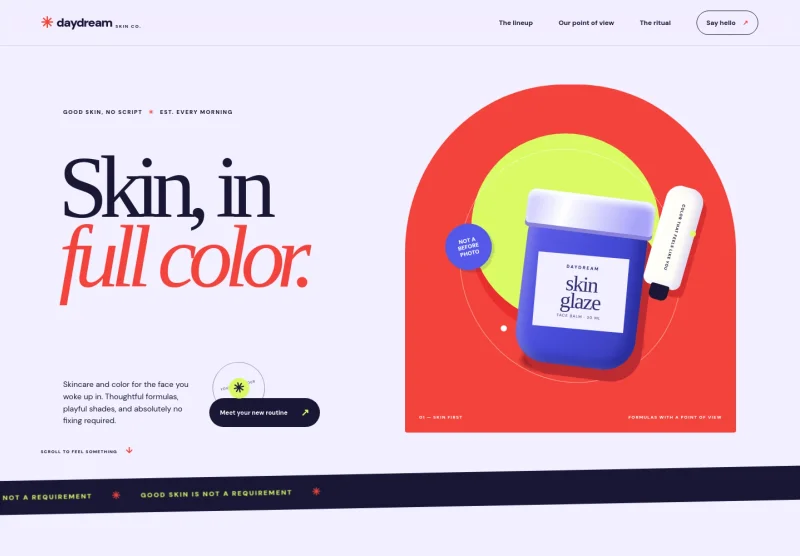 Cosmetic Shop Website Template