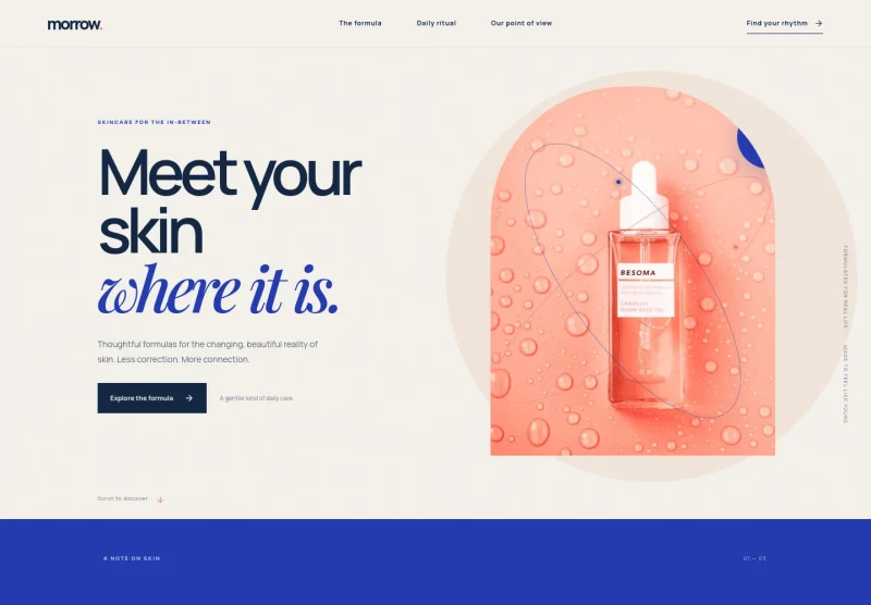 Cosmetology Product Website Template