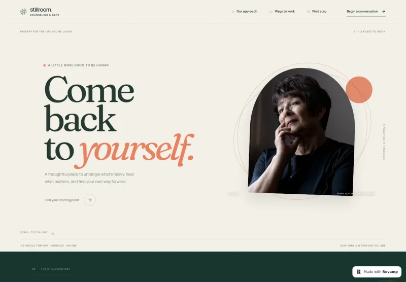 Counseling Website Template