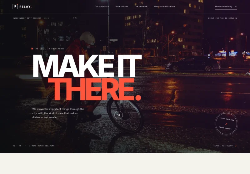 Courier Website Template