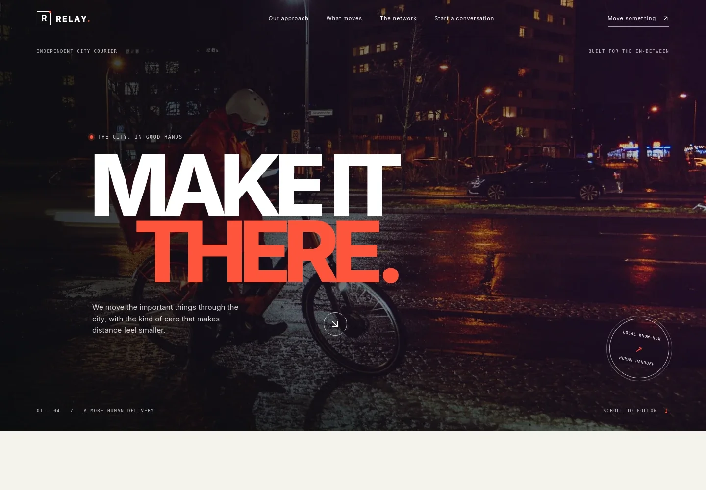 Courier Website Template