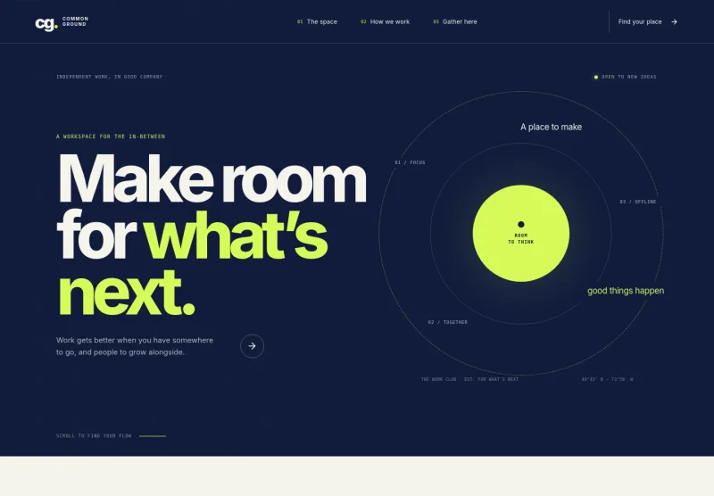 Coworking Website Template