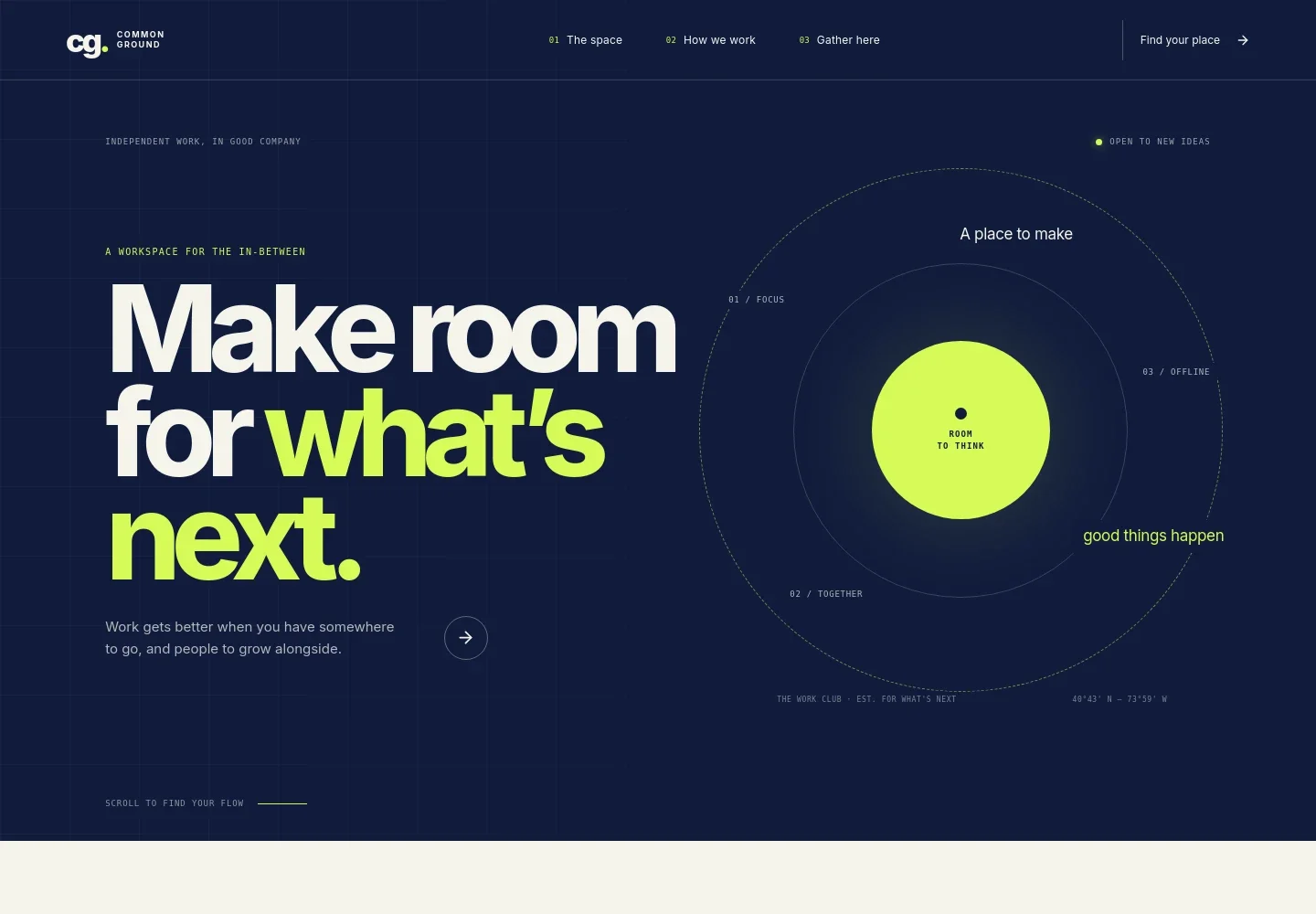 Coworking Website Template