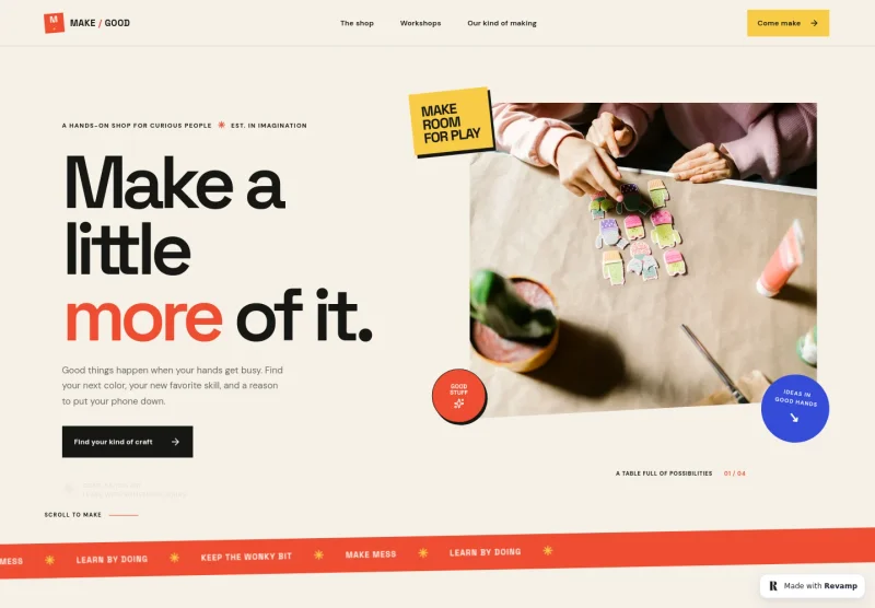 Craft Store Website Template