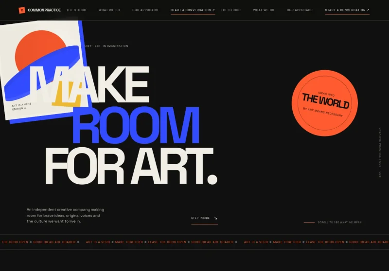Creative Arts Website Template