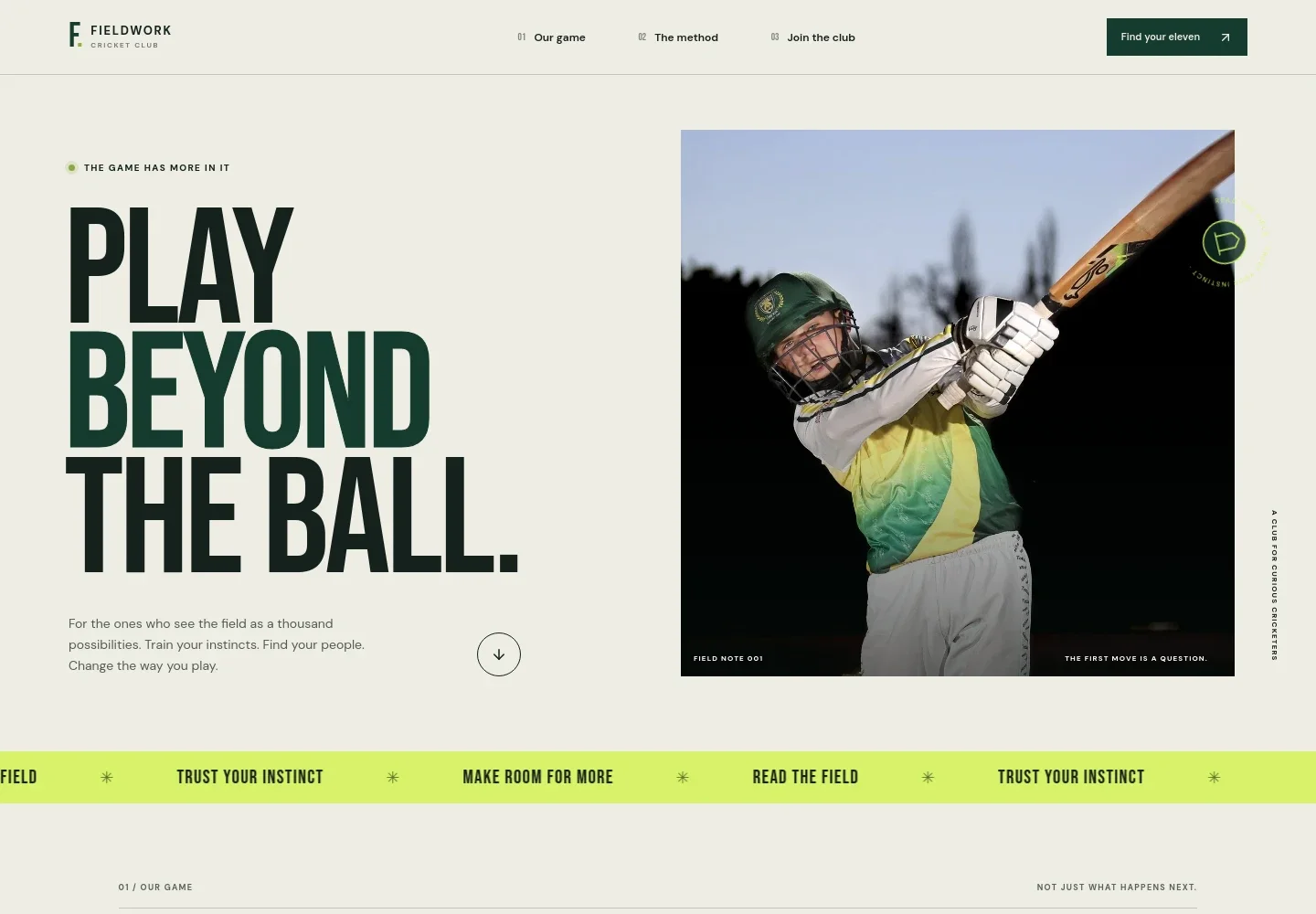 Cricket Website Template