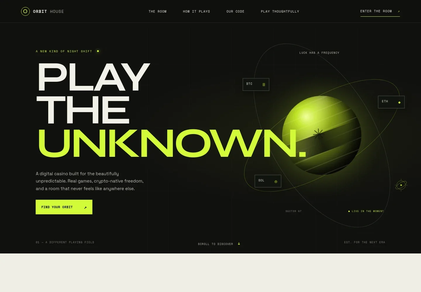 Crypto Casino Website Template