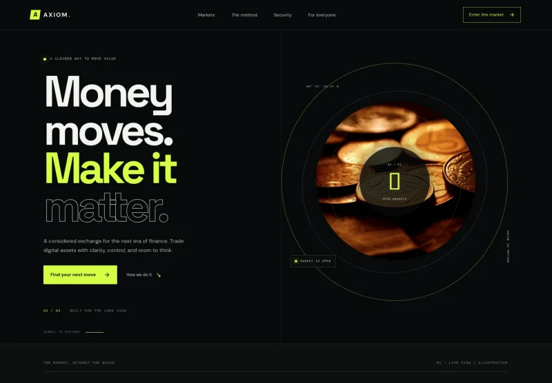 Crypto Exchange Website Template