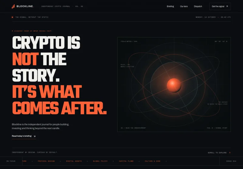 Crypto News Website Template