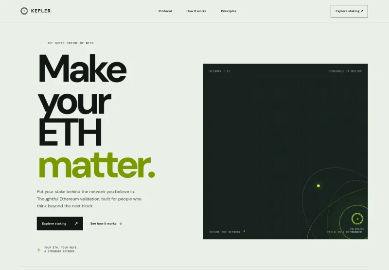 Crypto Staking Website Template
