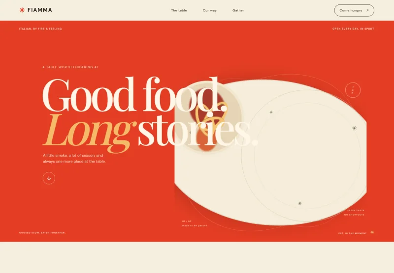 Cuisine Website Template