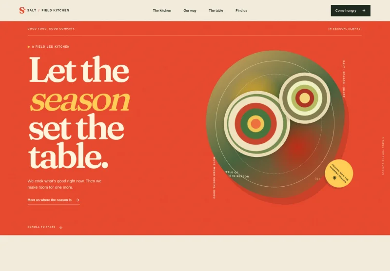 Culinary Website Template
