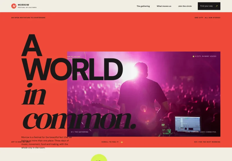 Cultural Fest Website Template