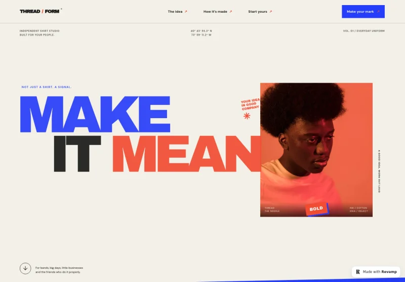 Custom Shirt Website Template