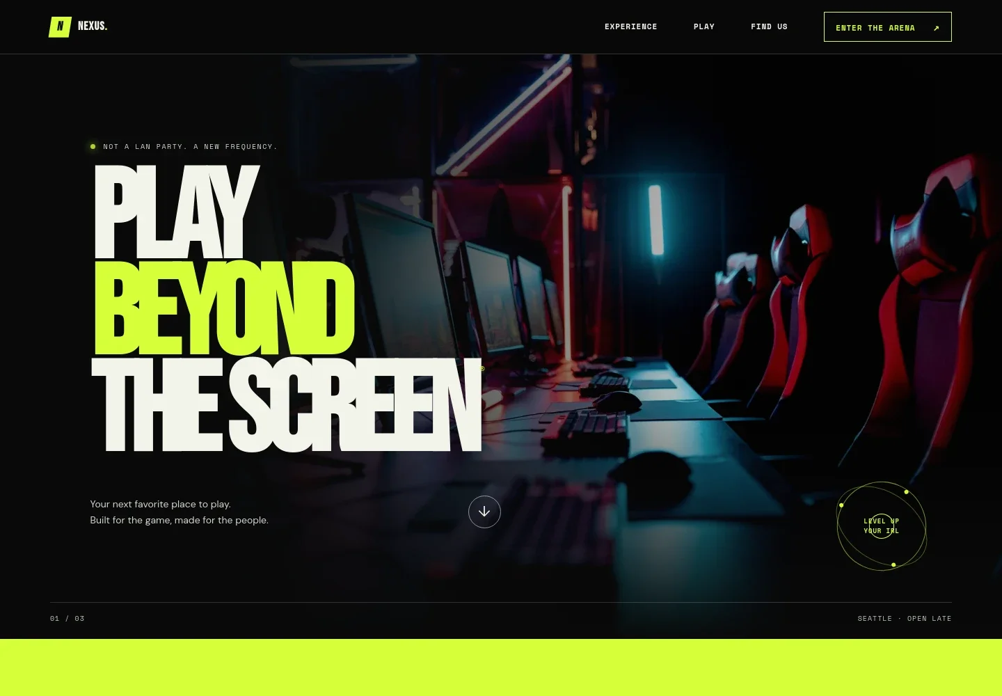 Cyber Cafe Website Template