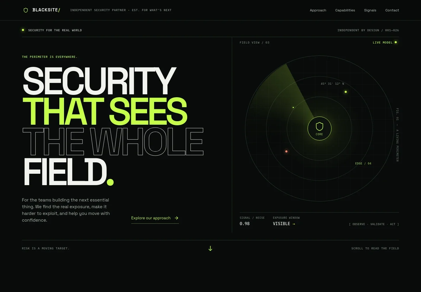 Cybersecurity Website Template