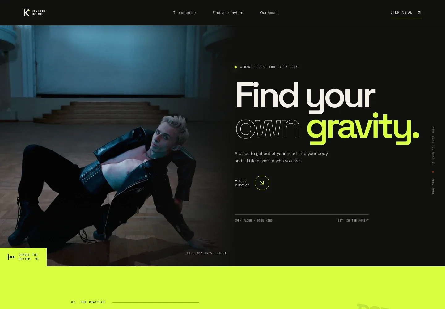 Dance Website Template