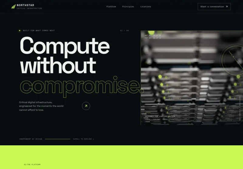 Data Center Website Template