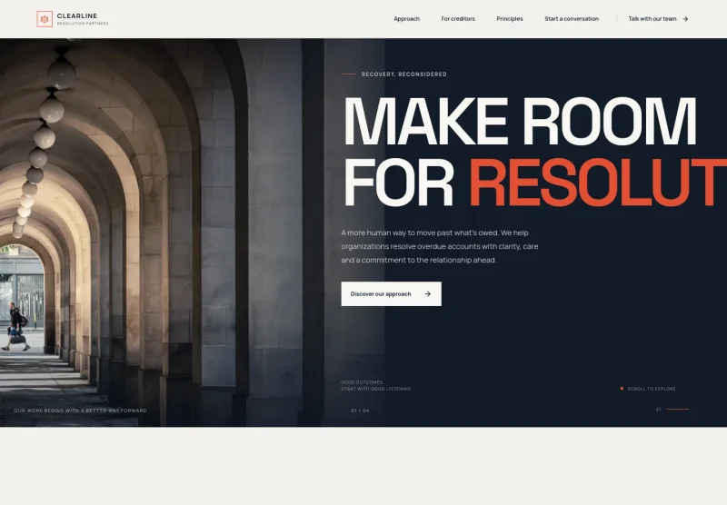 Debt Collection Website Template