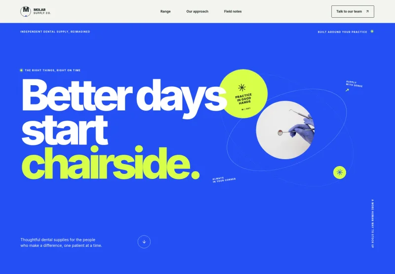 Dental Supply Store Website Template