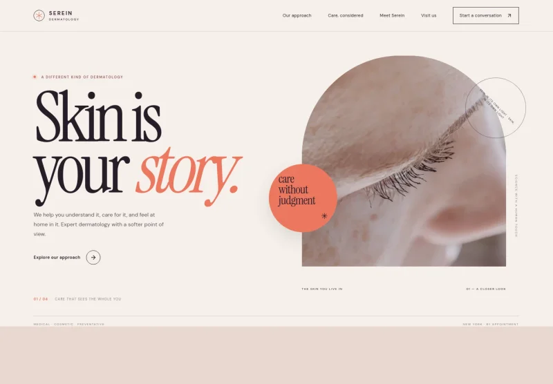 Dermatology Website Template