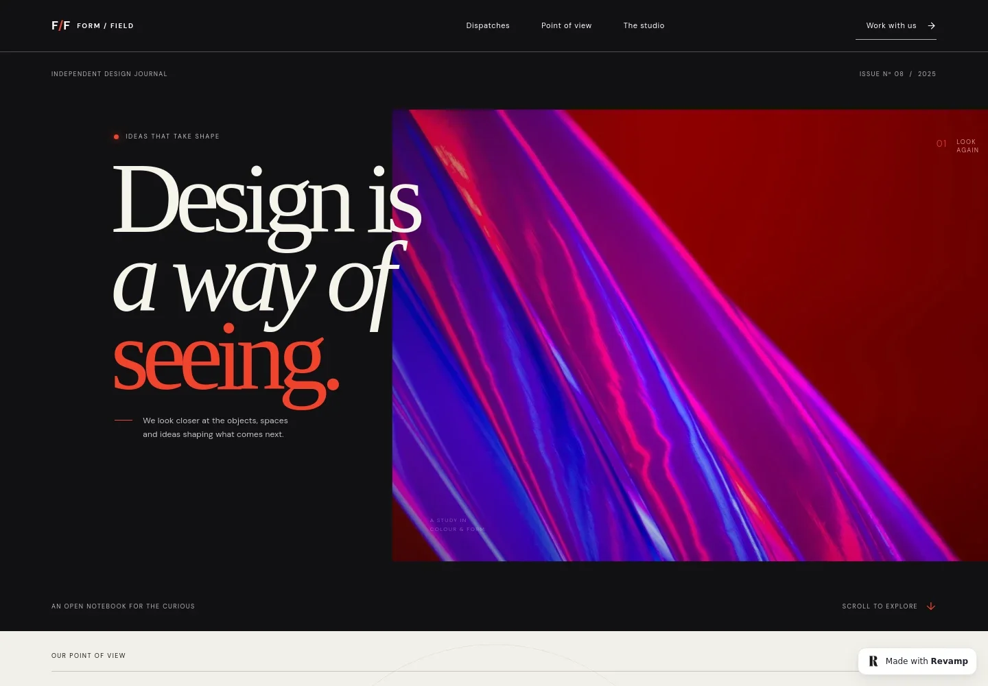 Design Blog Website Template
