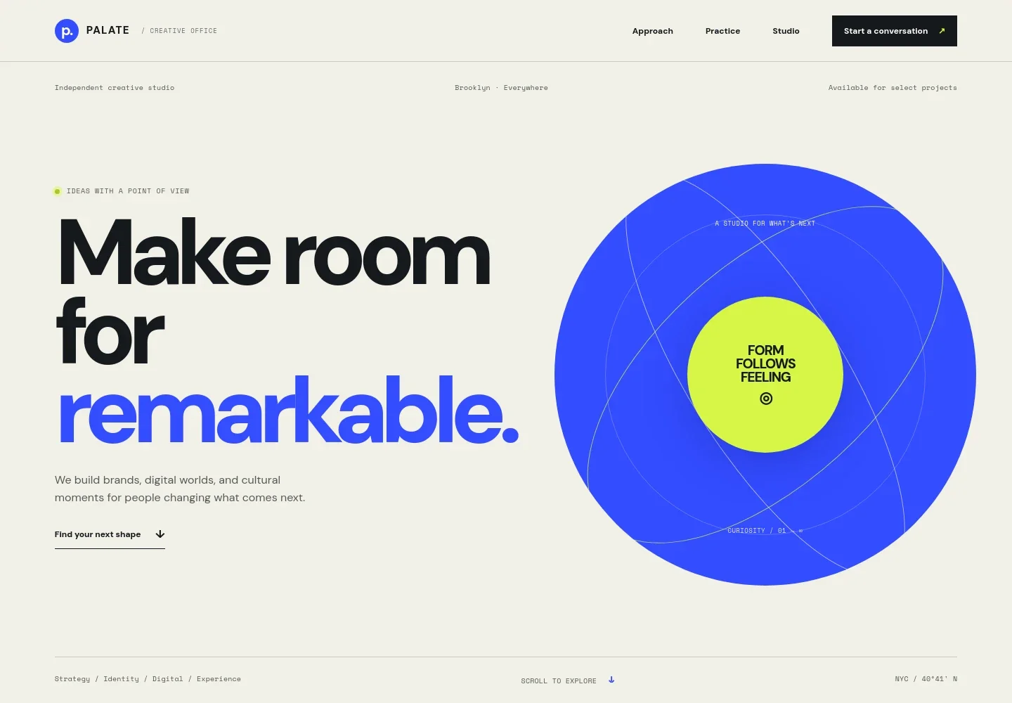 Design Studio Website Template