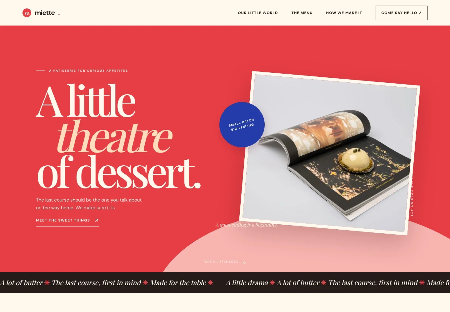 Dessert Website Template