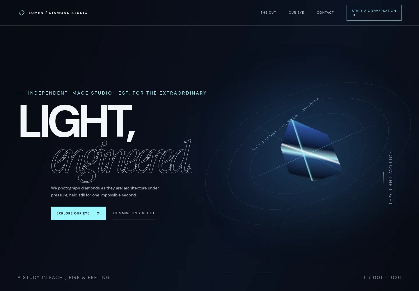 Diamond Photography Website Template