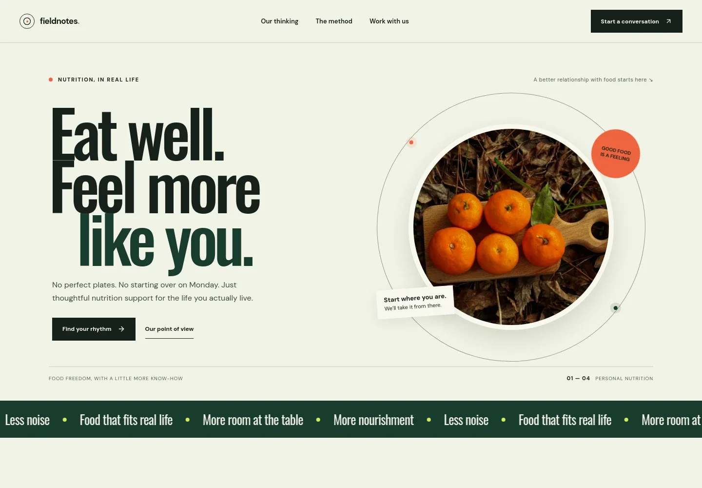 Diet Website Template