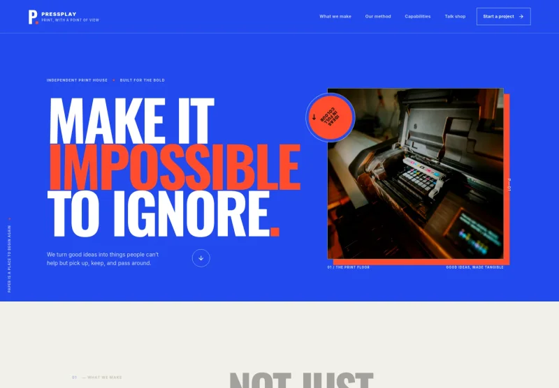 Digital Printer Website Template