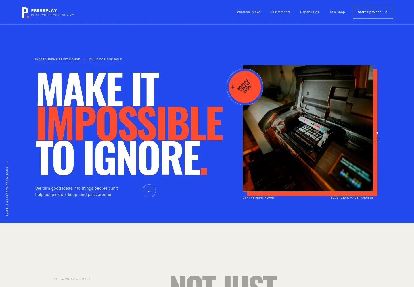 Digital Printer Website Template