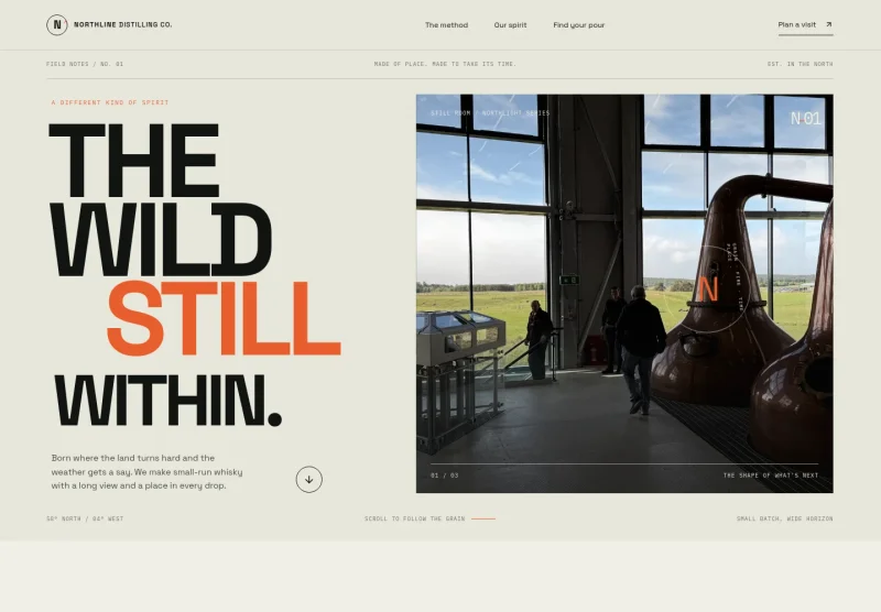 Distillery Website Template