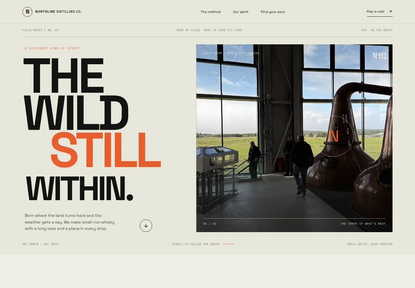 Distillery Website Template