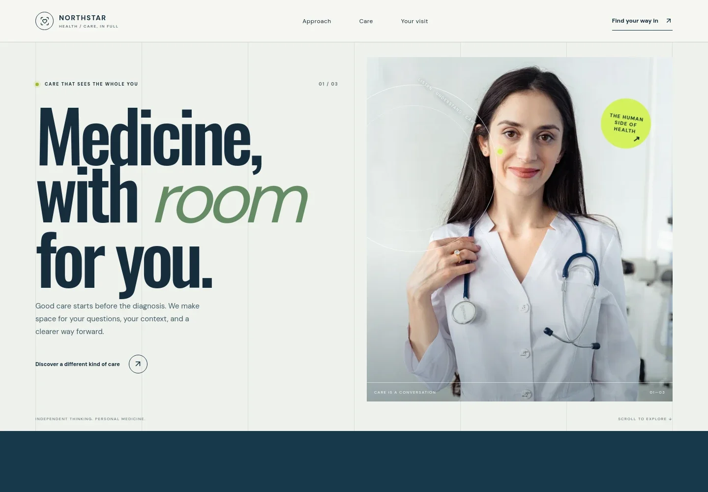 Doctors Services Website Template