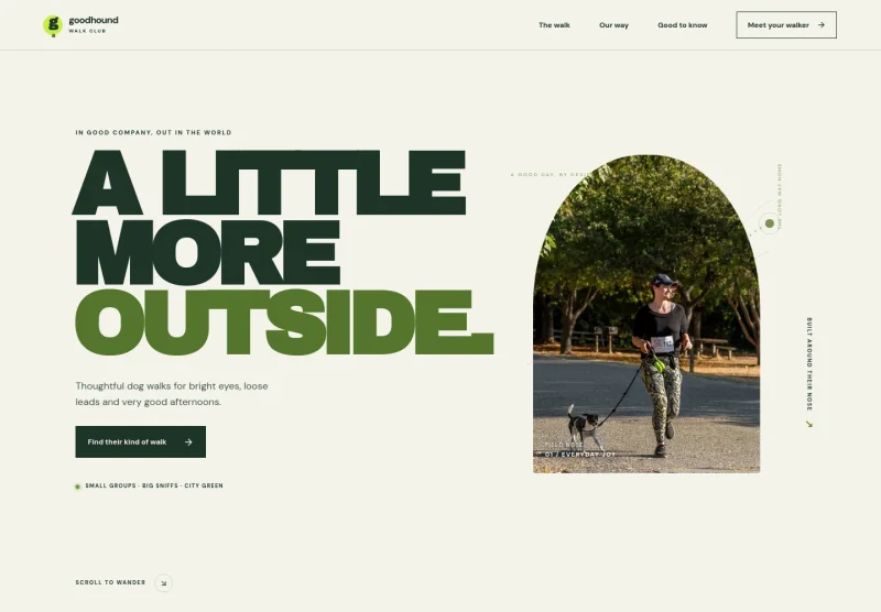 Dog Walking Website Template