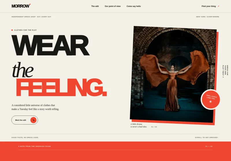 Dress Shop Website Template
