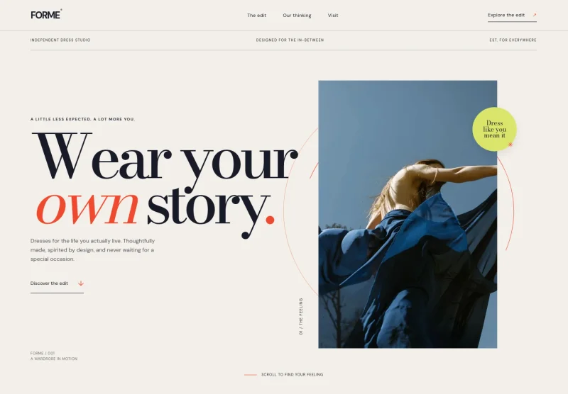 Dress Website Template