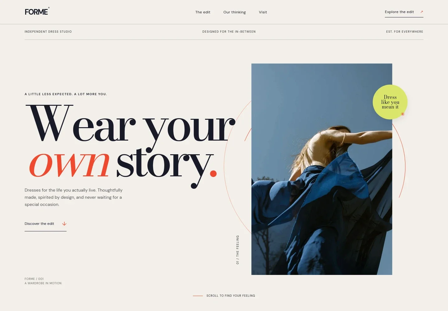 Dress Website Template