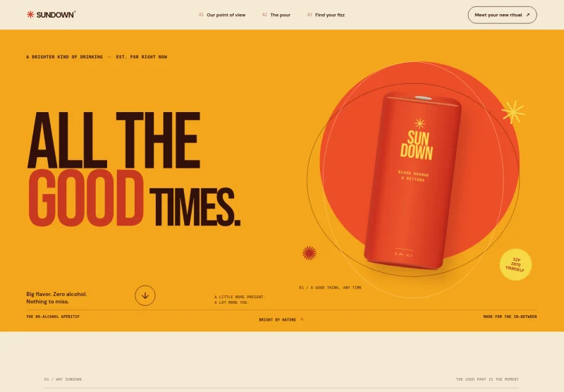 Drink Website Template