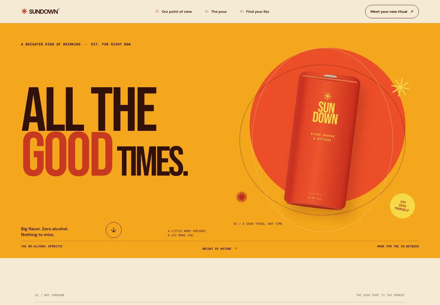 Drink Website Template