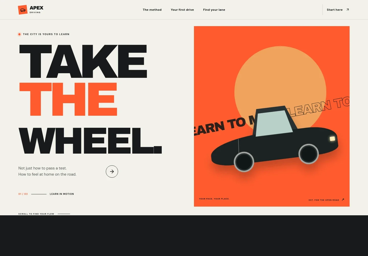 Driving School Website Template