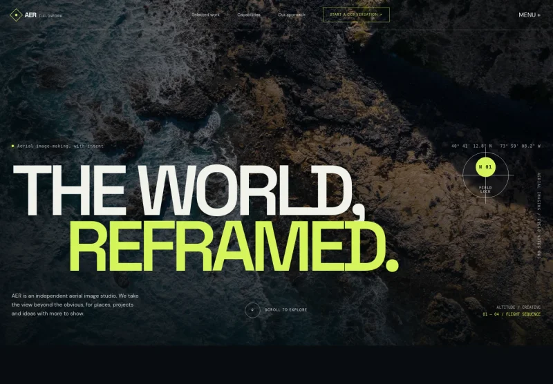 Drone Photography Website Template