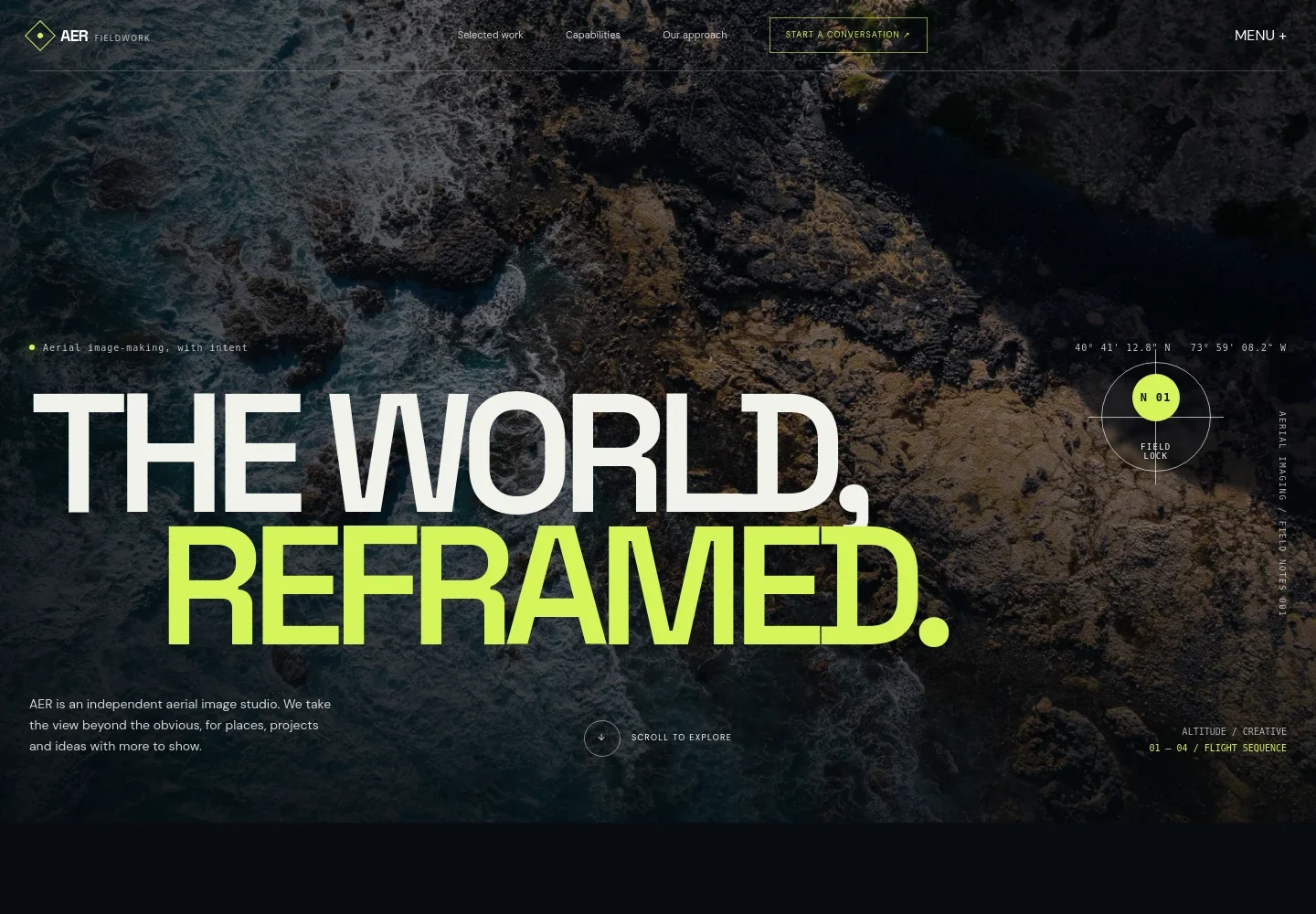 Drone Photography Website Template