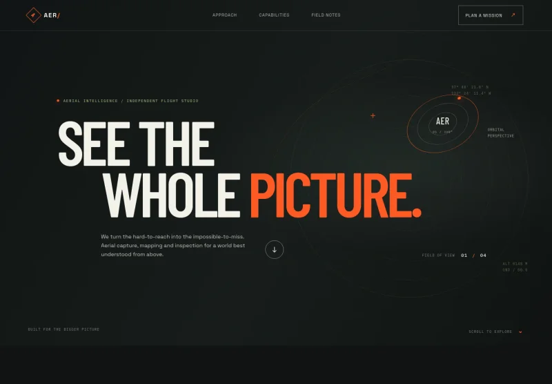 Drone Website Template