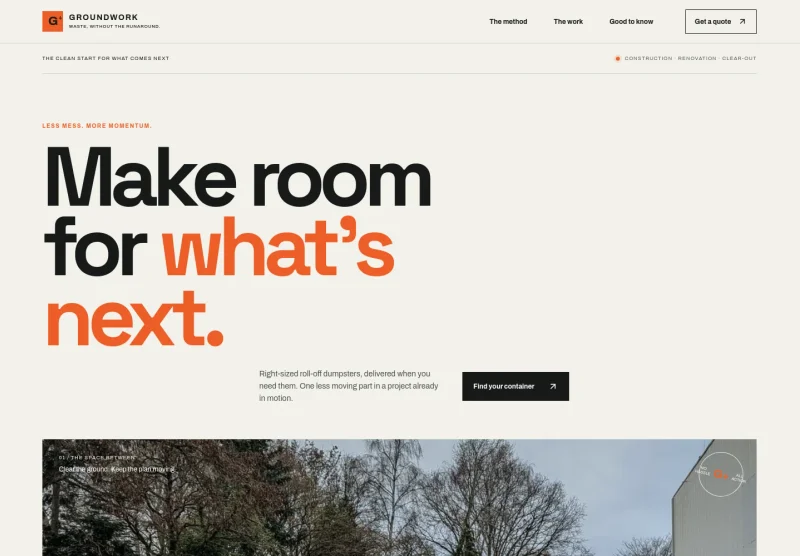 Dumpster Rental Service Website Template
