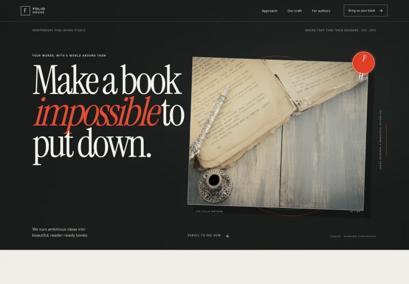 Ebook Publishing Website Template