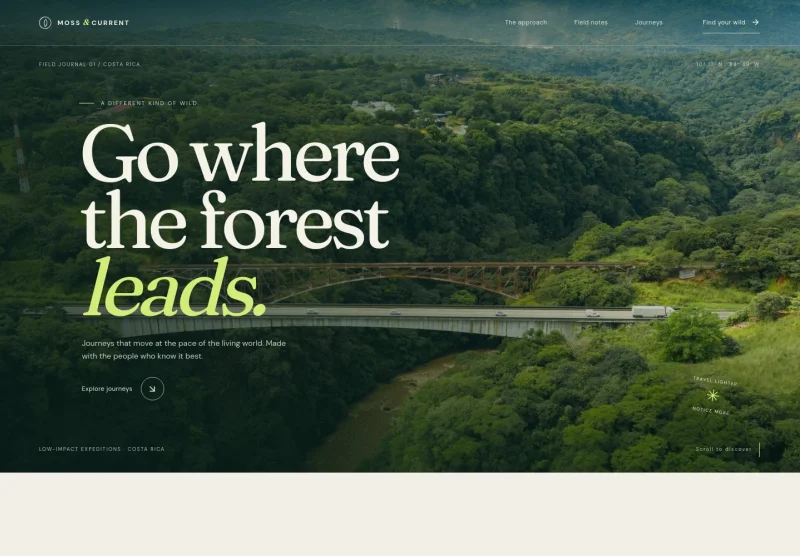 Ecotourism Website Template