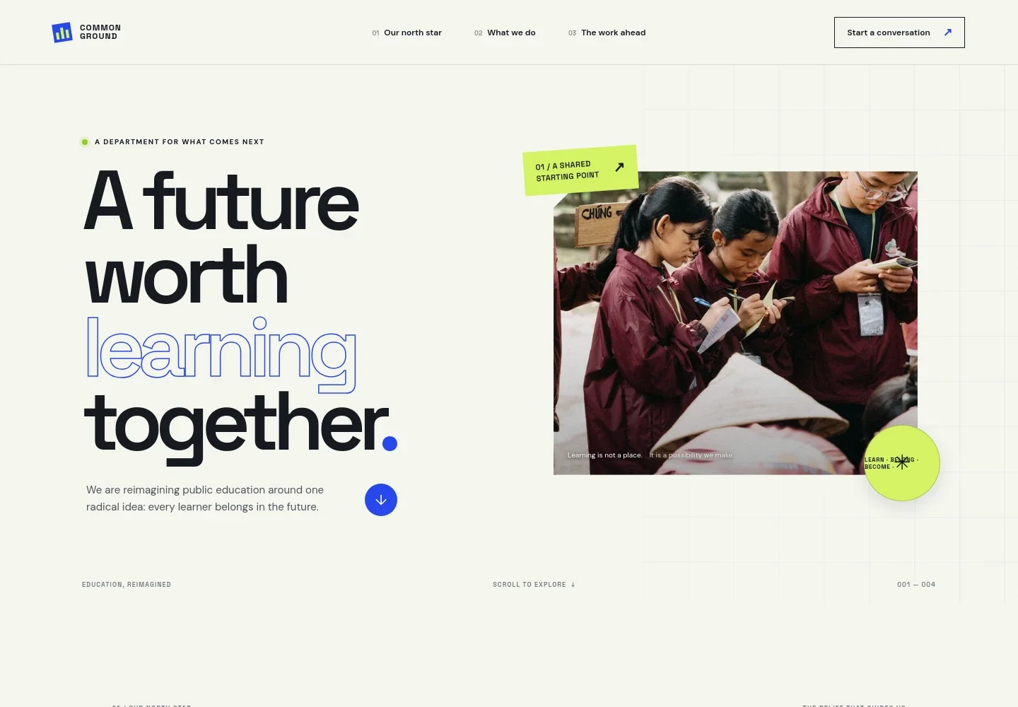Education Department Website Template